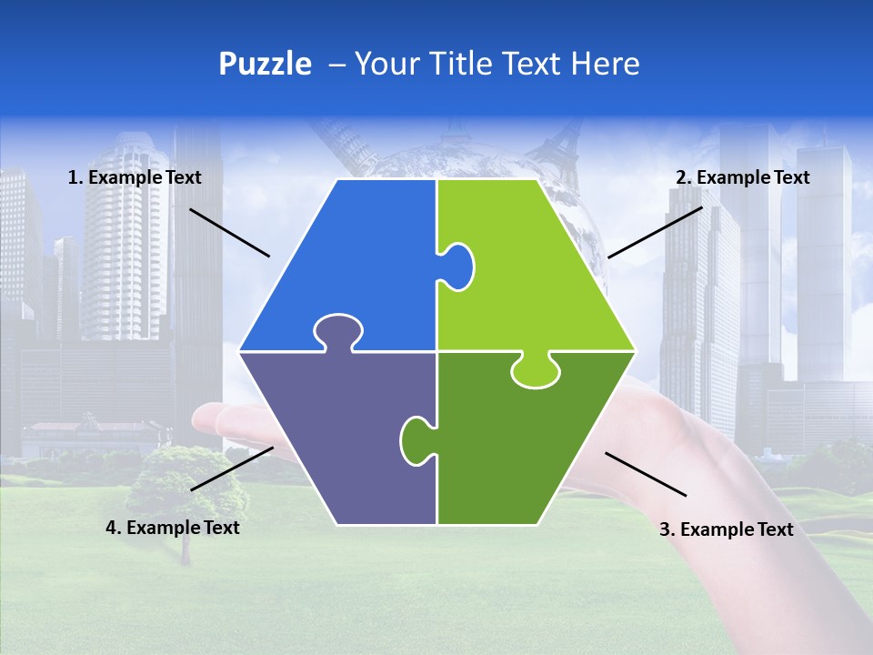 Global Planet Garden PowerPoint Template