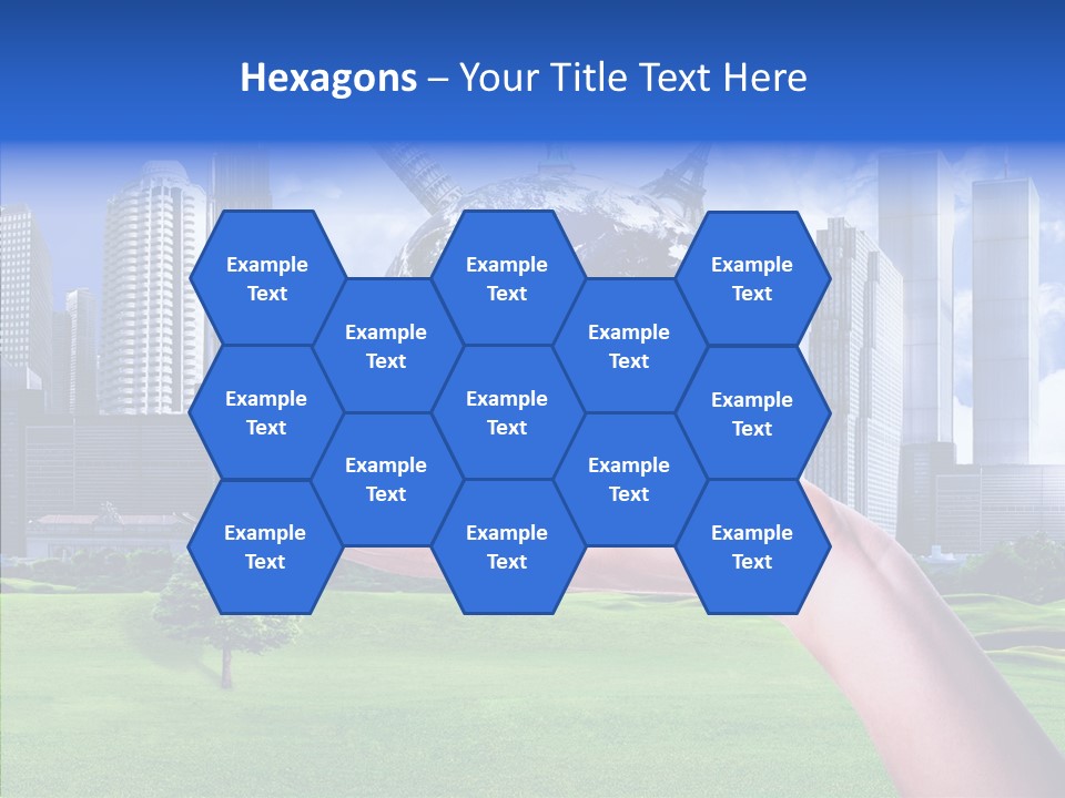 Global Planet Garden PowerPoint Template