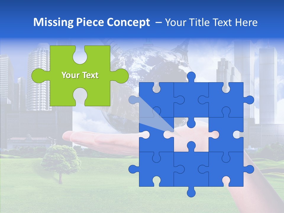 Global Planet Garden PowerPoint Template