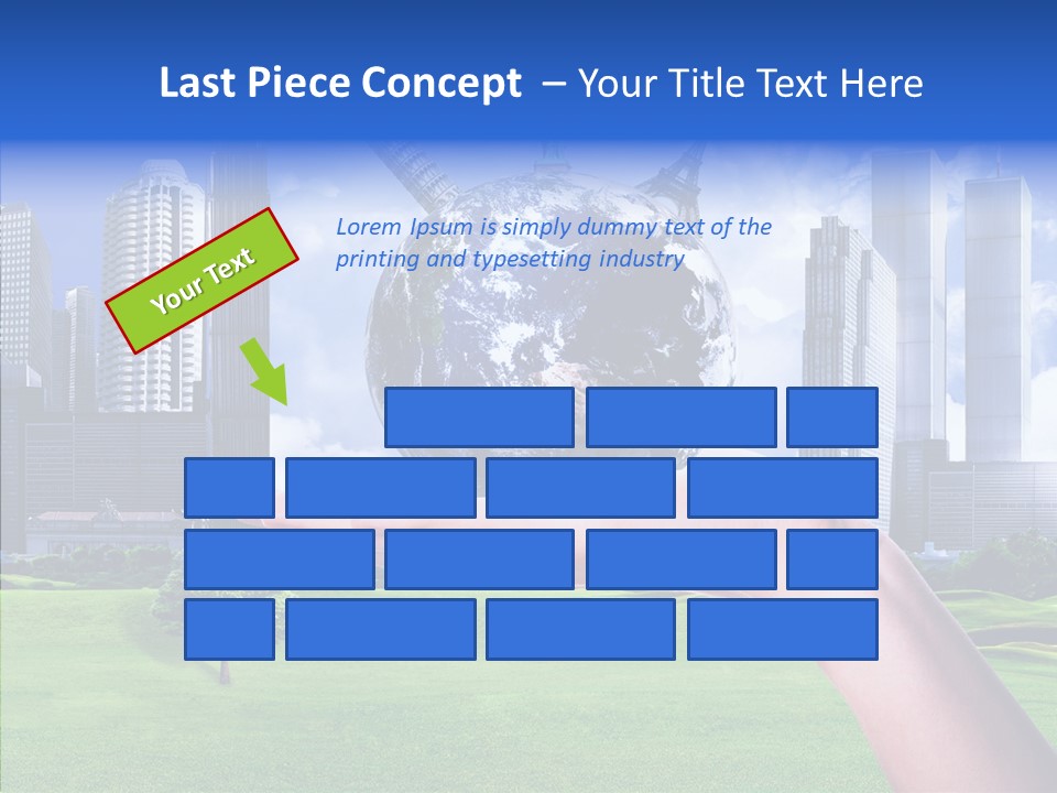 Global Planet Garden PowerPoint Template