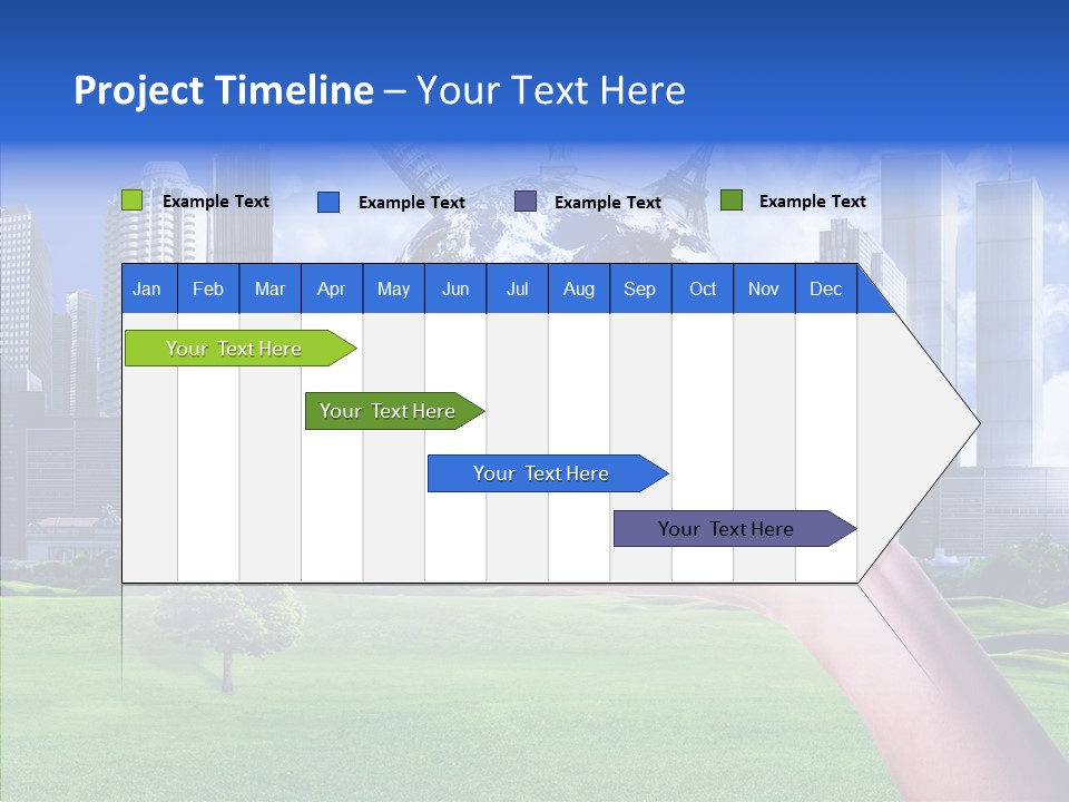 Global Planet Garden PowerPoint Template