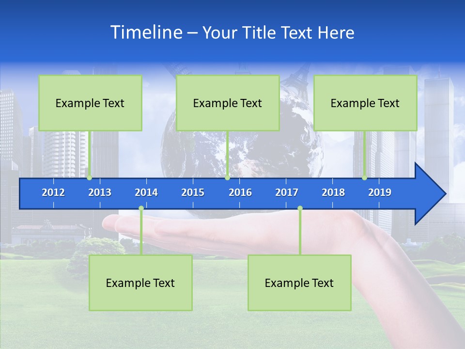 Global Planet Garden PowerPoint Template