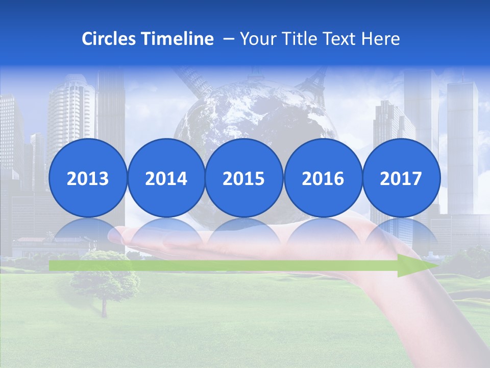 Global Planet Garden PowerPoint Template