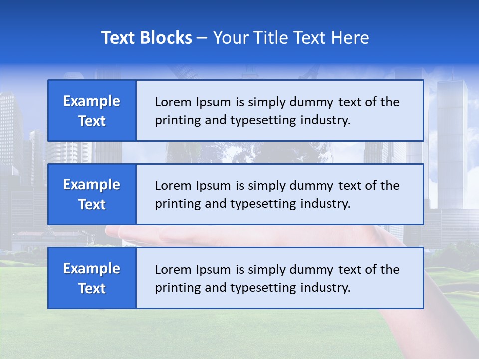 Global Planet Garden PowerPoint Template