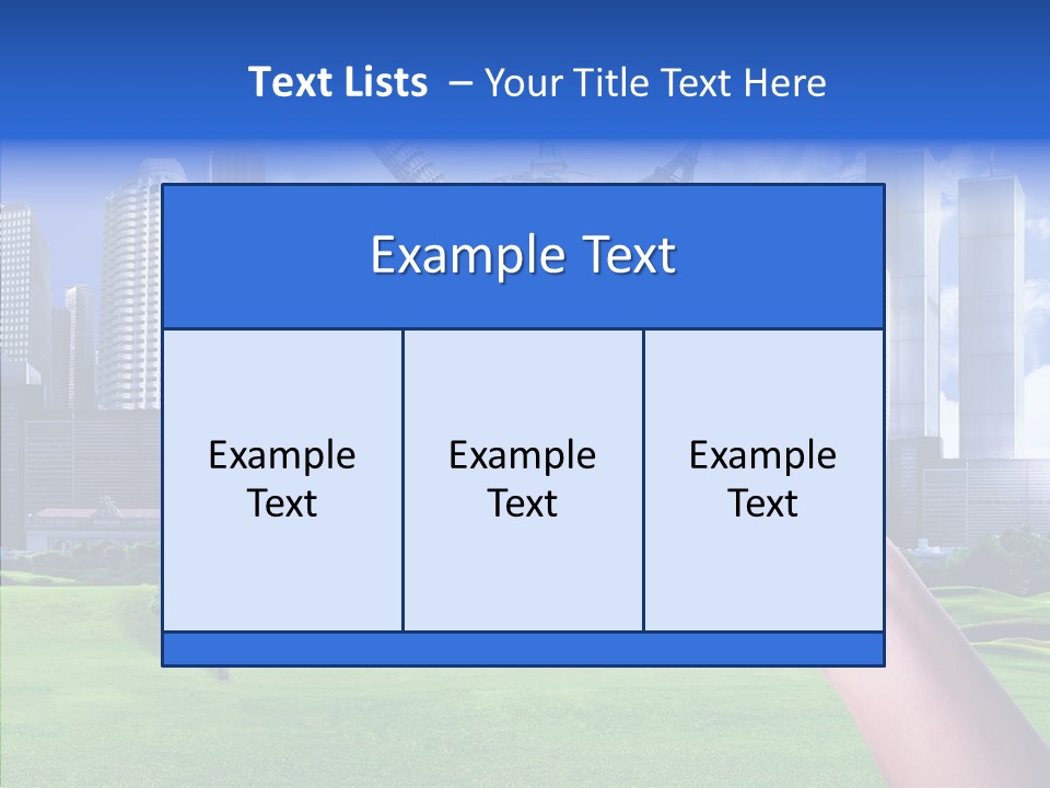 Global Planet Garden PowerPoint Template