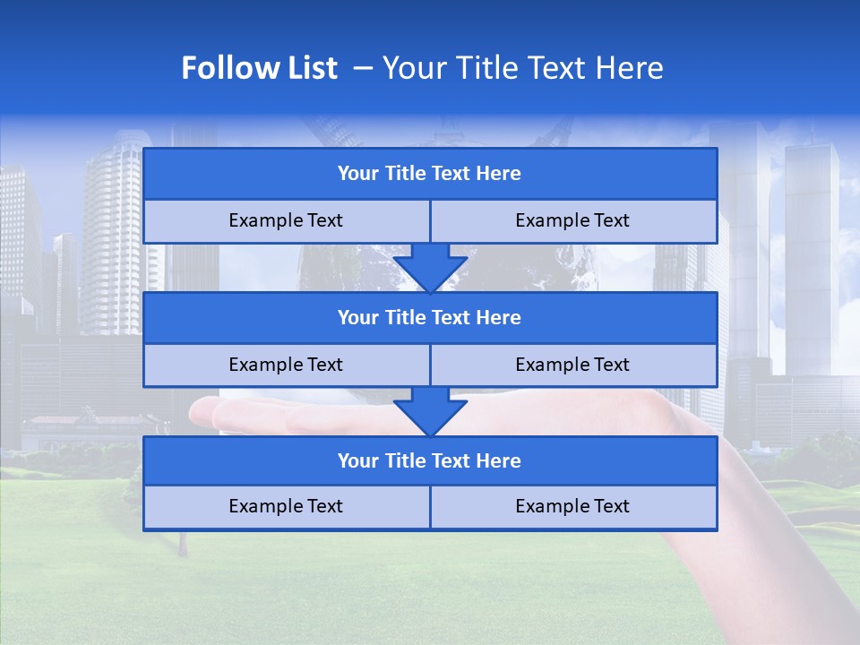 Global Planet Garden PowerPoint Template