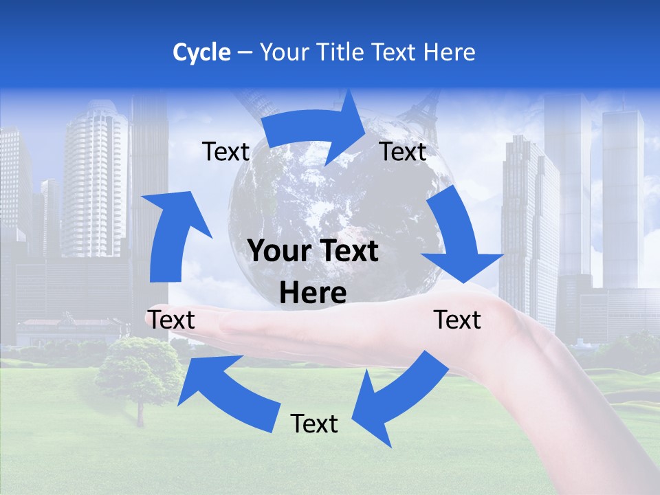 Global Planet Garden PowerPoint Template