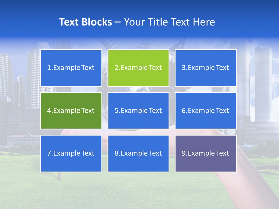 Global Planet Garden PowerPoint Template