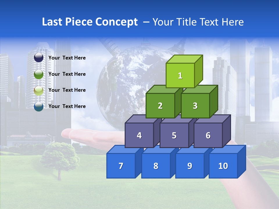 Global Planet Garden PowerPoint Template