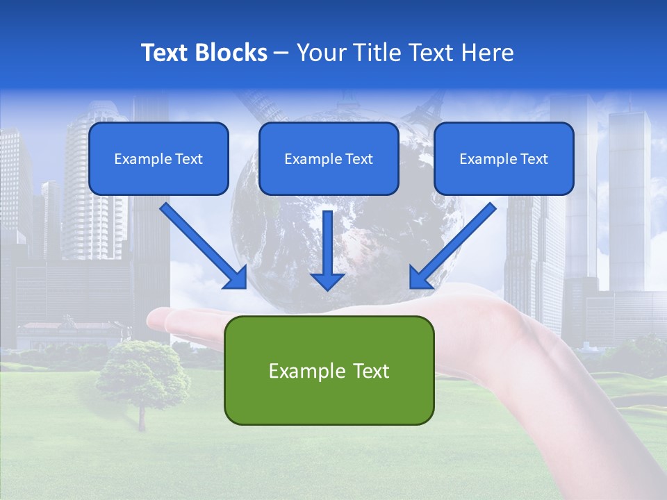 Global Planet Garden PowerPoint Template