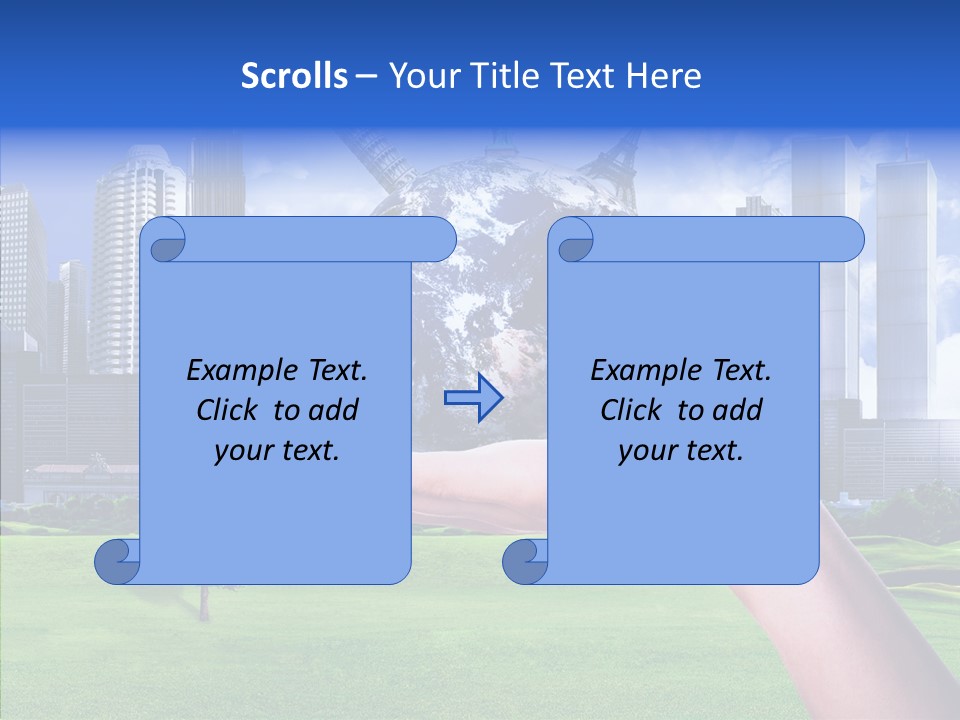 Global Planet Garden PowerPoint Template