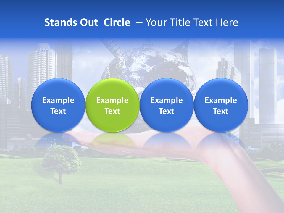 Global Planet Garden PowerPoint Template