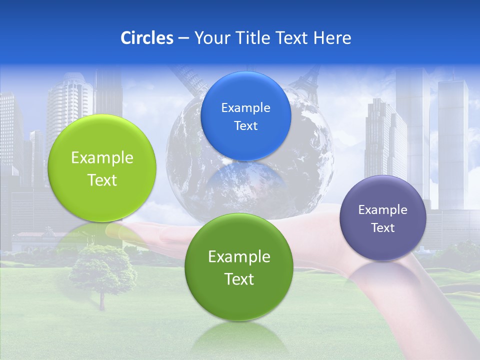 Global Planet Garden PowerPoint Template