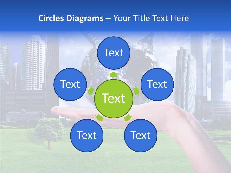 Global Planet Garden PowerPoint Template