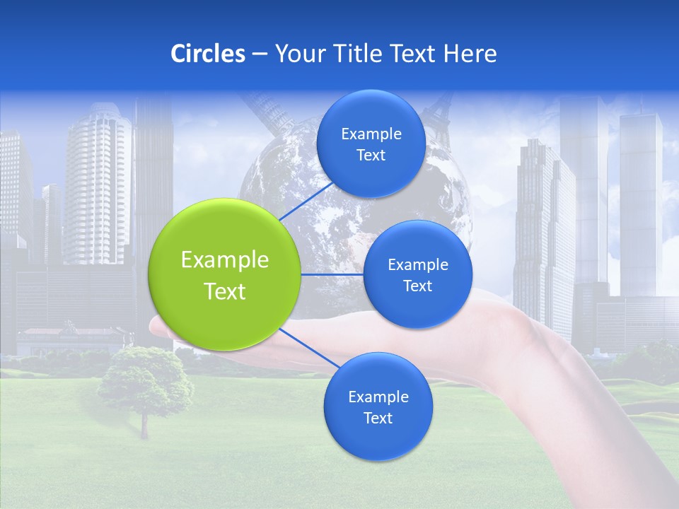Global Planet Garden PowerPoint Template