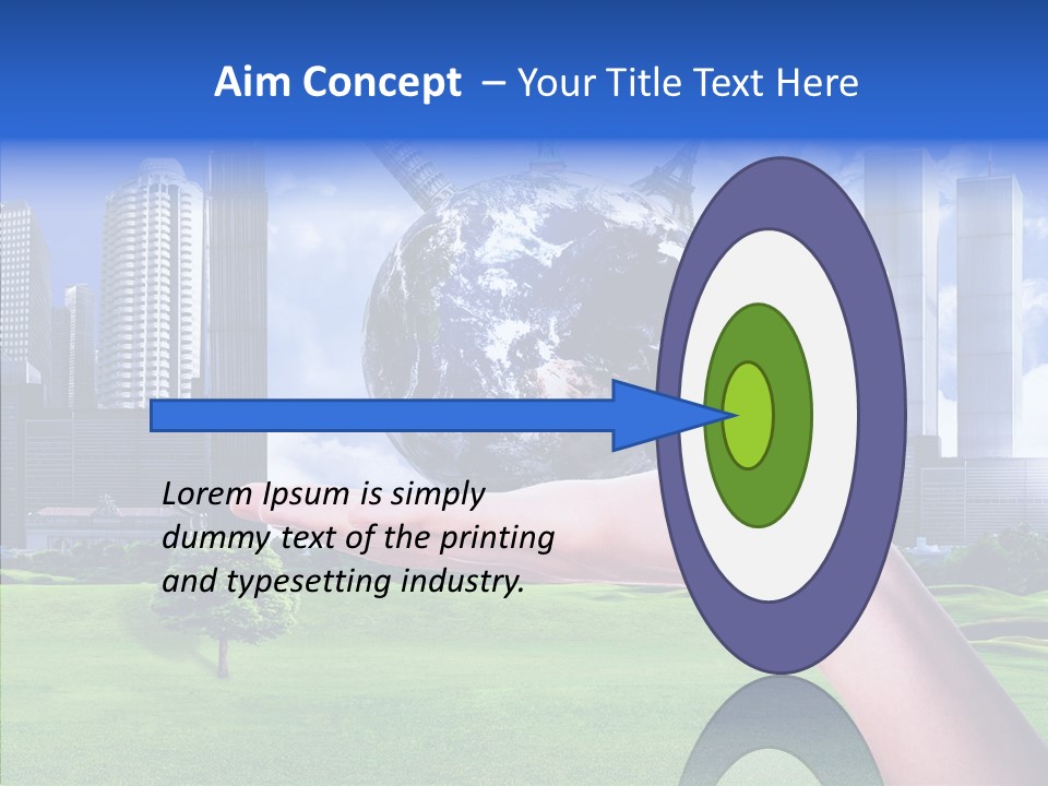 Global Planet Garden PowerPoint Template