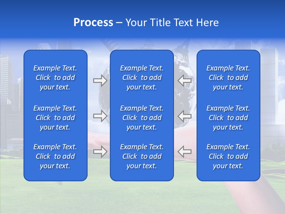 Global Planet Garden PowerPoint Template