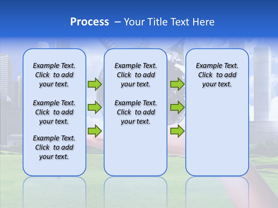 Global Planet Garden PowerPoint Template