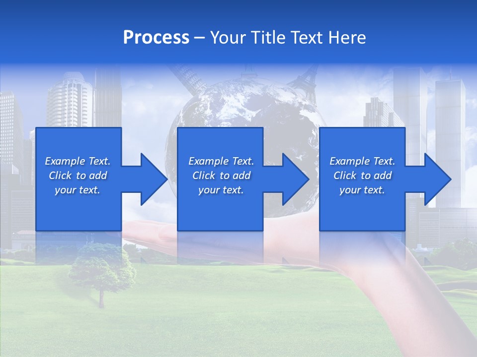 Global Planet Garden PowerPoint Template