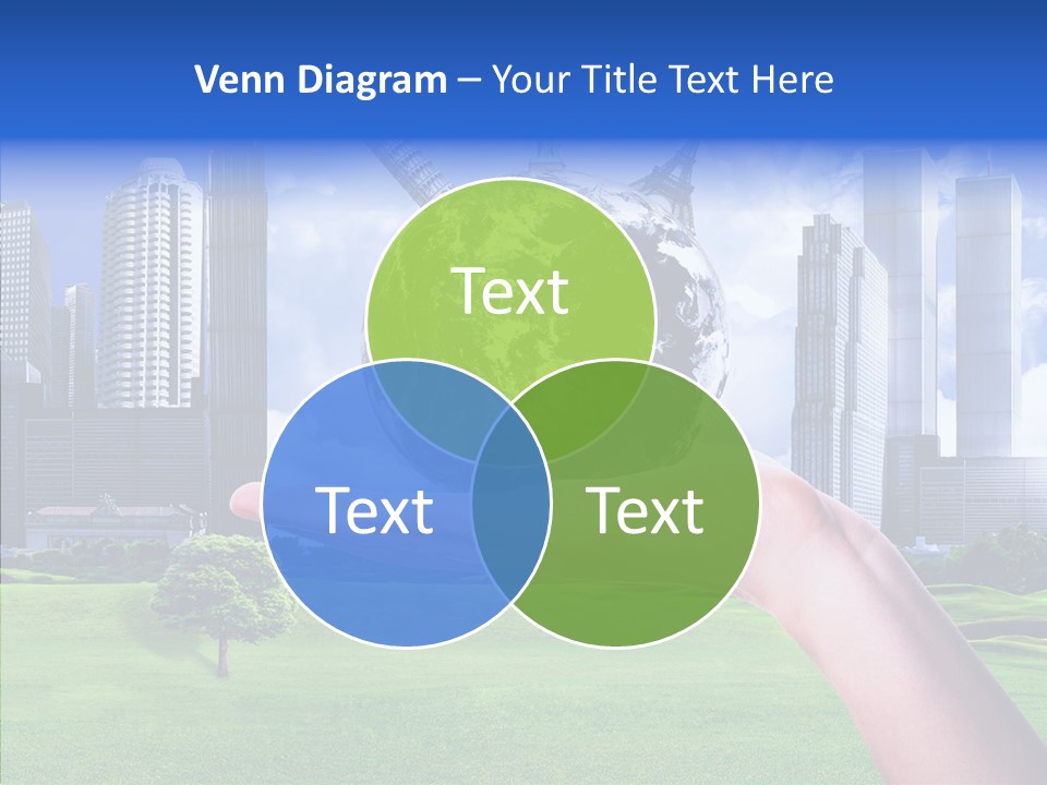 Global Planet Garden PowerPoint Template