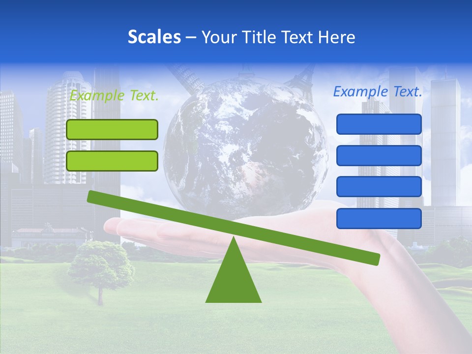 Global Planet Garden PowerPoint Template