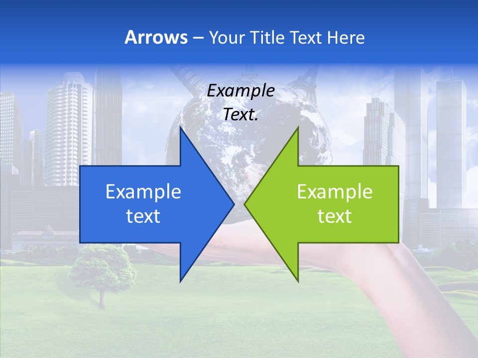 Global Planet Garden PowerPoint Template