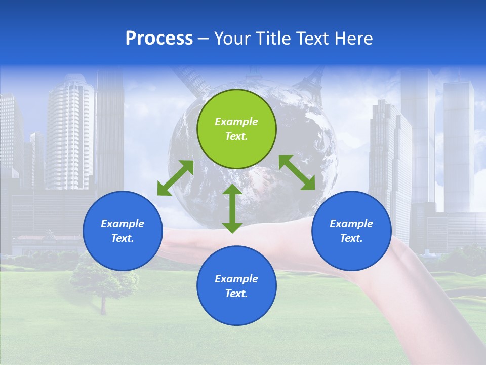 Global Planet Garden PowerPoint Template