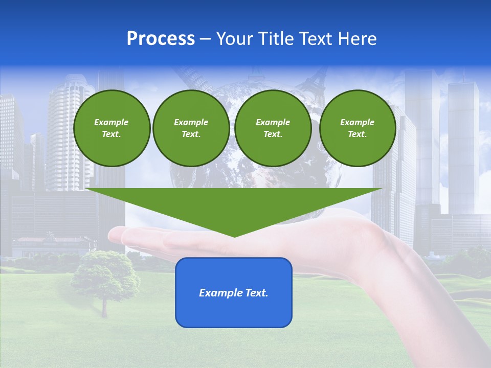 Global Planet Garden PowerPoint Template
