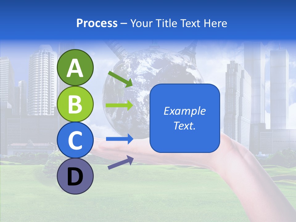 Global Planet Garden PowerPoint Template