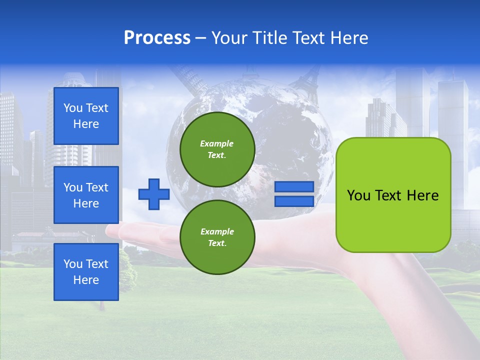 Global Planet Garden PowerPoint Template
