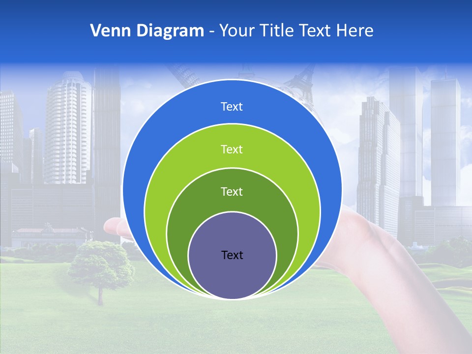 Global Planet Garden PowerPoint Template
