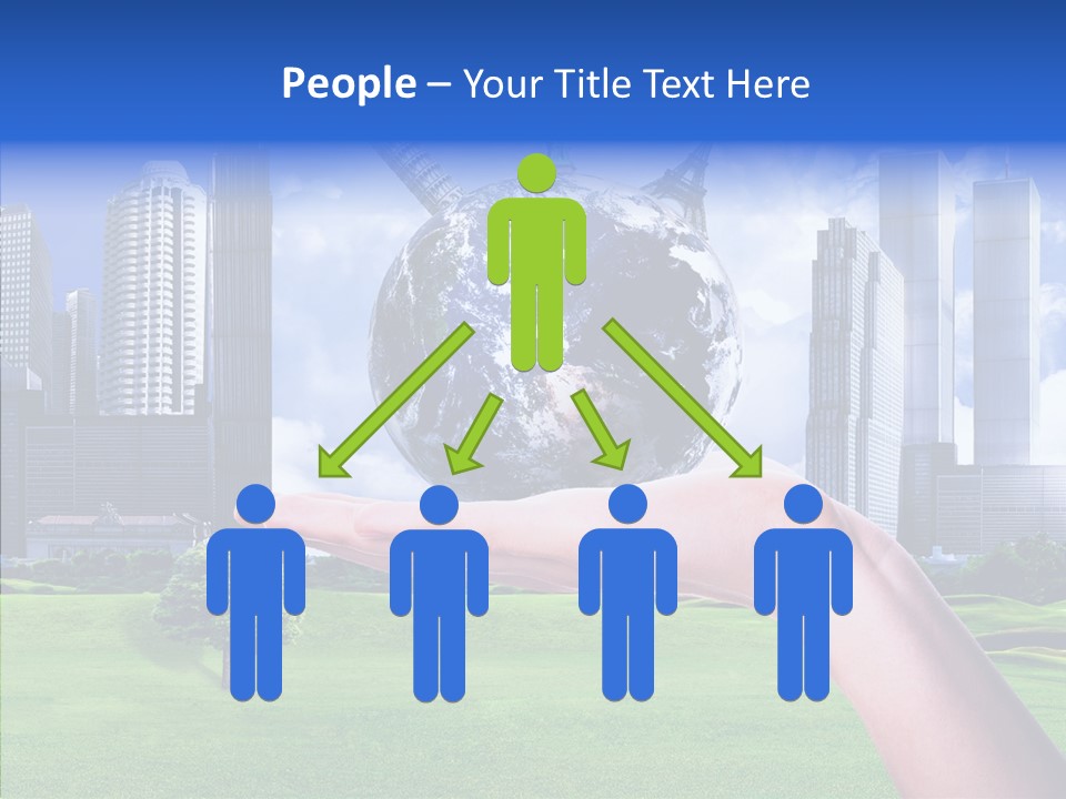 Global Planet Garden PowerPoint Template