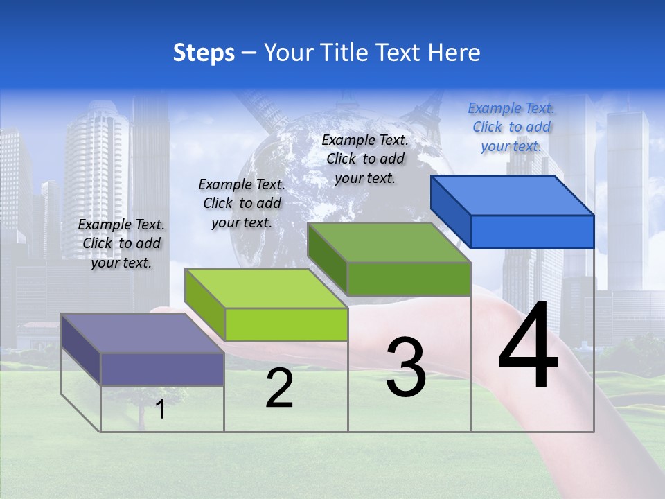 Global Planet Garden PowerPoint Template