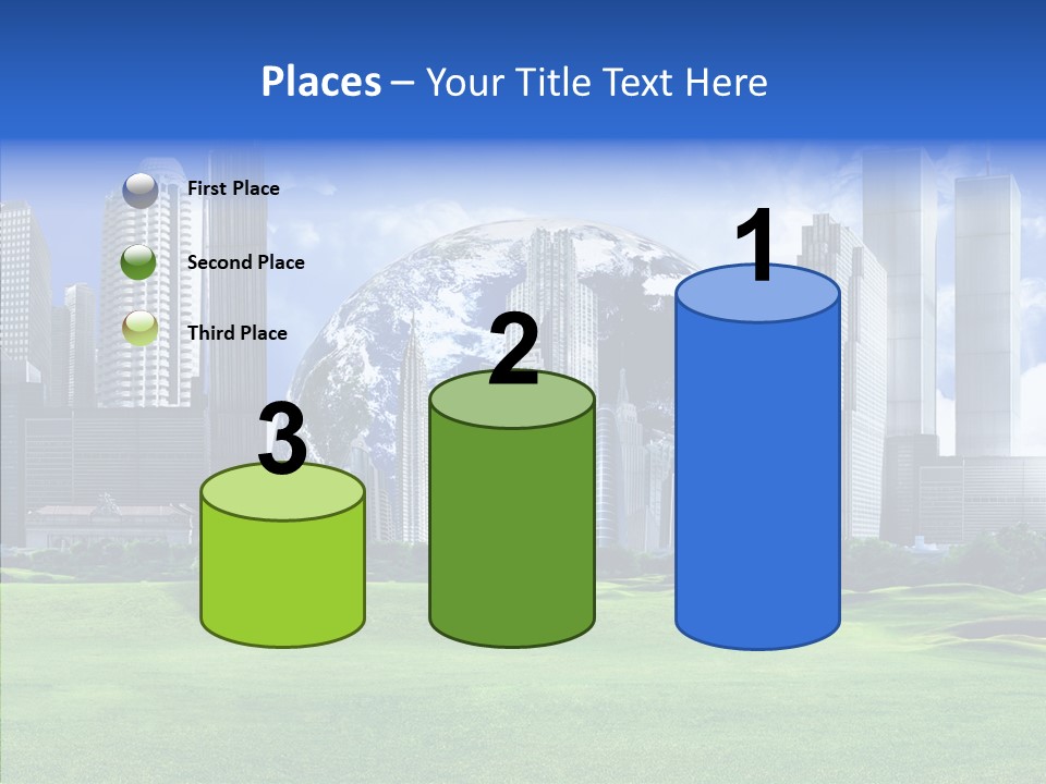 Right Illustration Symbol PowerPoint Template