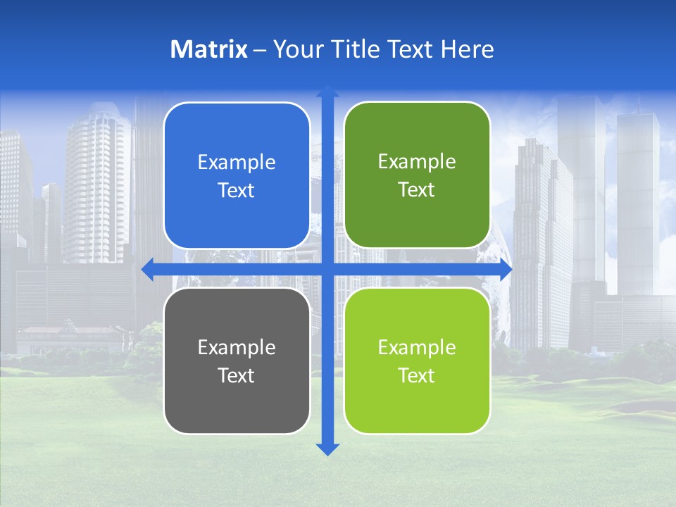 Right Illustration Symbol PowerPoint Template