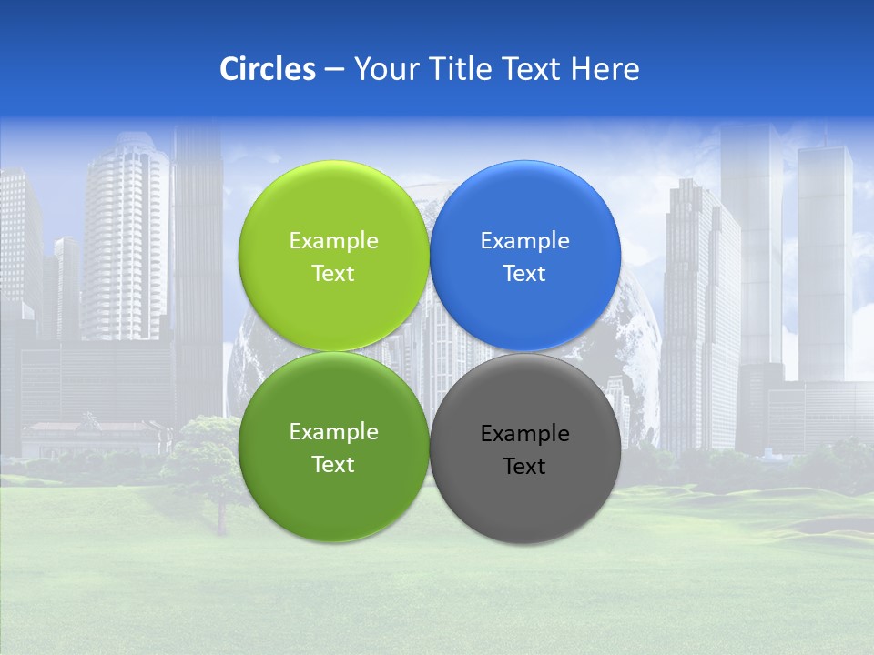 Right Illustration Symbol PowerPoint Template