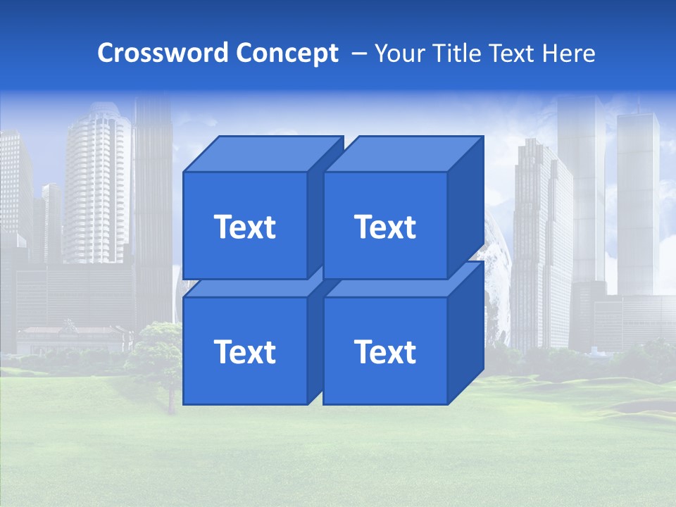 Right Illustration Symbol PowerPoint Template
