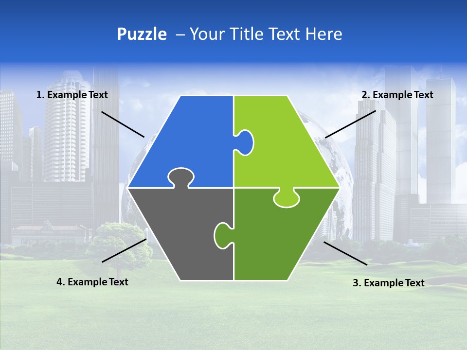 Right Illustration Symbol PowerPoint Template