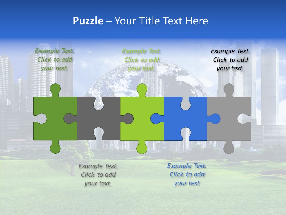 Right Illustration Symbol PowerPoint Template
