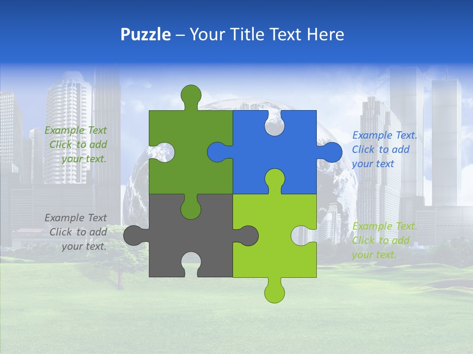 Right Illustration Symbol PowerPoint Template
