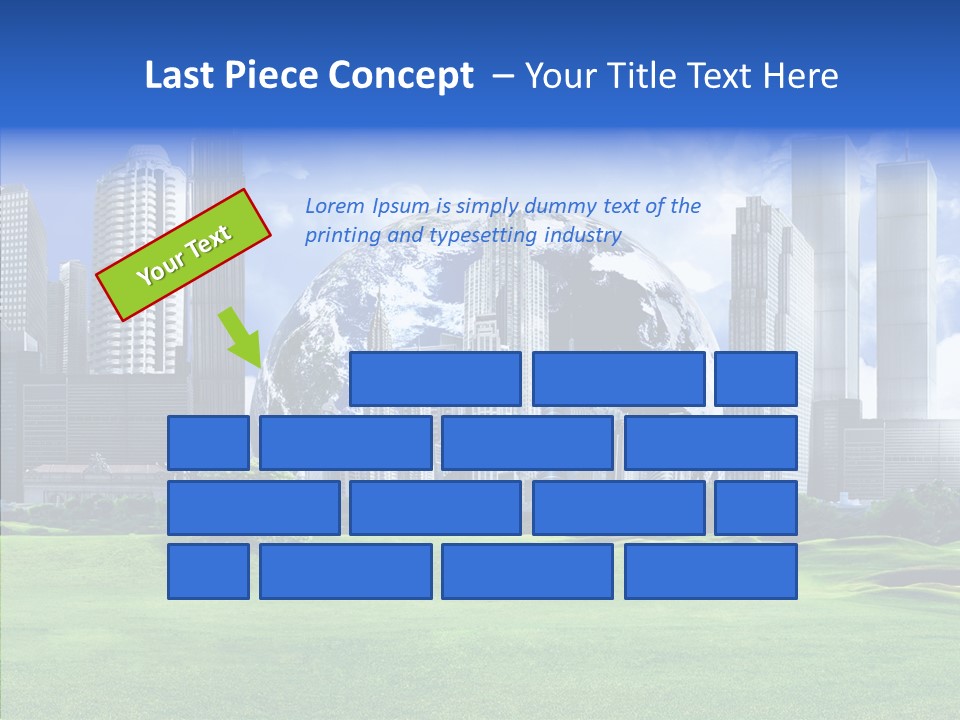 Right Illustration Symbol PowerPoint Template