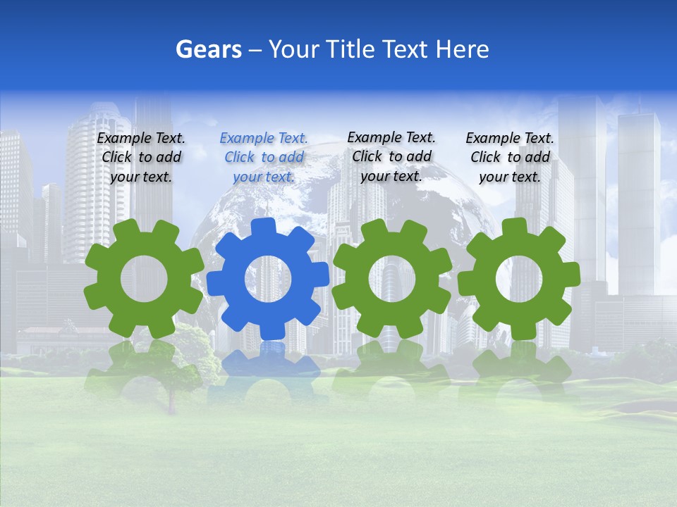 Right Illustration Symbol PowerPoint Template