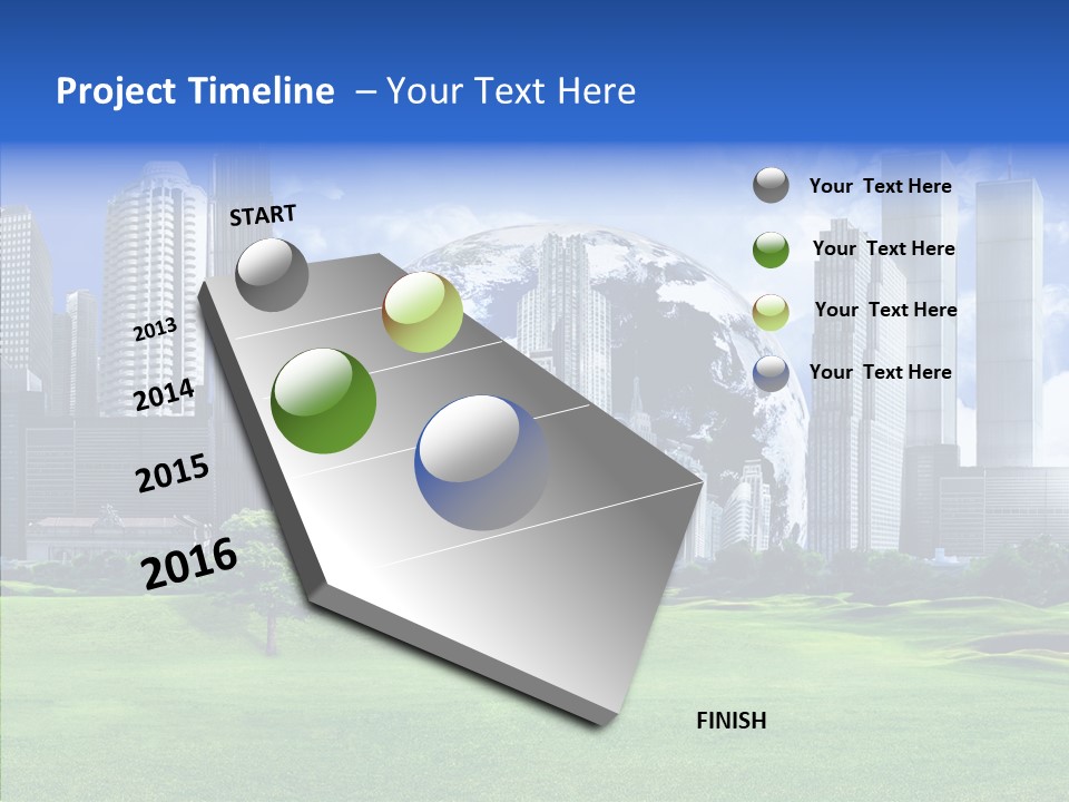 Right Illustration Symbol PowerPoint Template