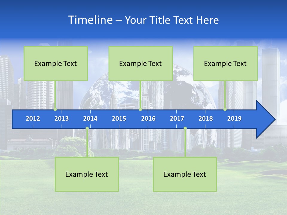 Right Illustration Symbol PowerPoint Template