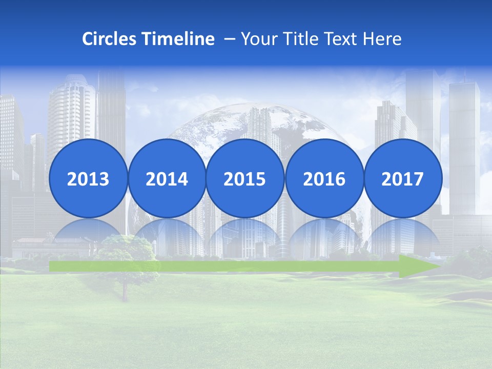 Right Illustration Symbol PowerPoint Template