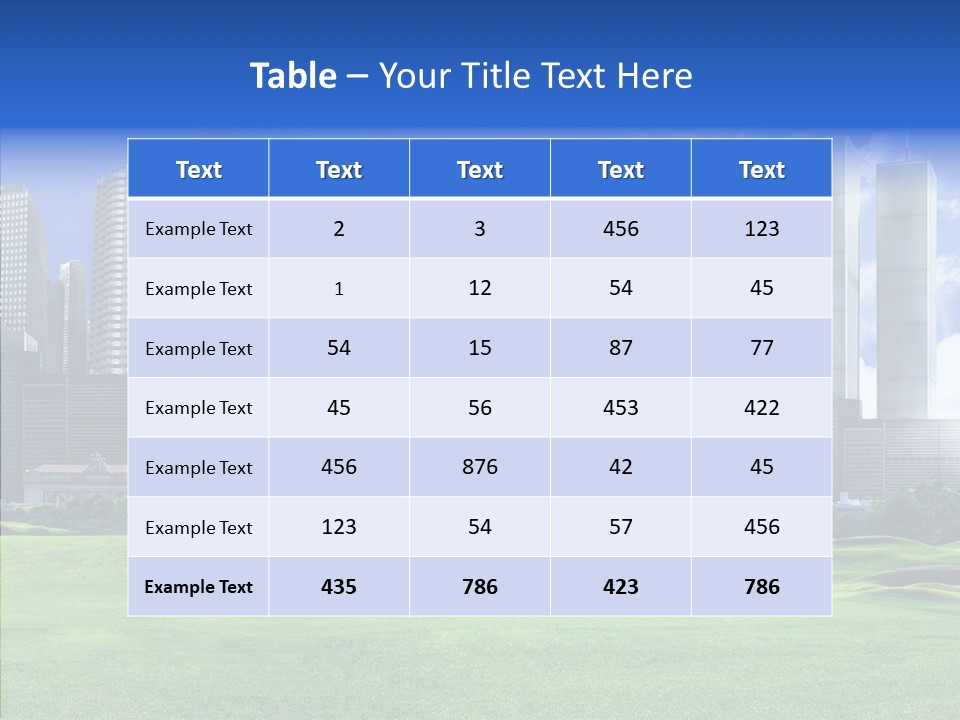 Right Illustration Symbol PowerPoint Template