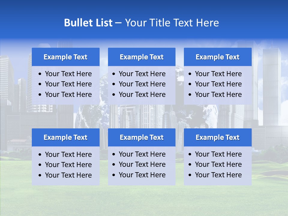 Right Illustration Symbol PowerPoint Template