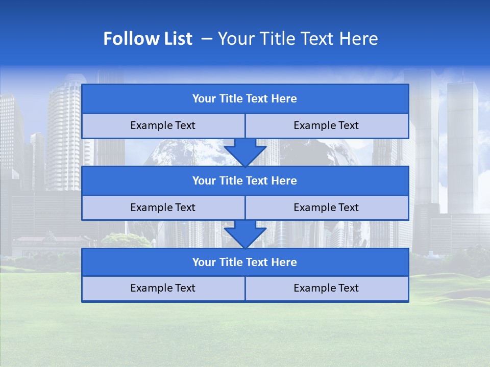 Right Illustration Symbol PowerPoint Template