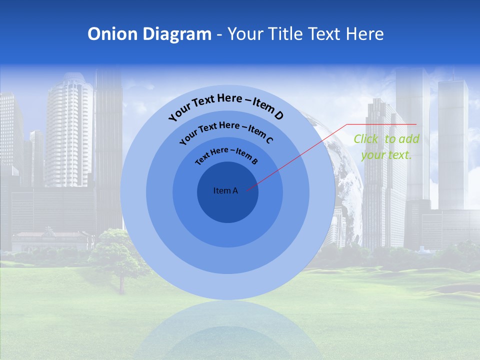 Right Illustration Symbol PowerPoint Template