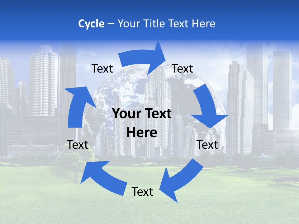 Right Illustration Symbol PowerPoint Template